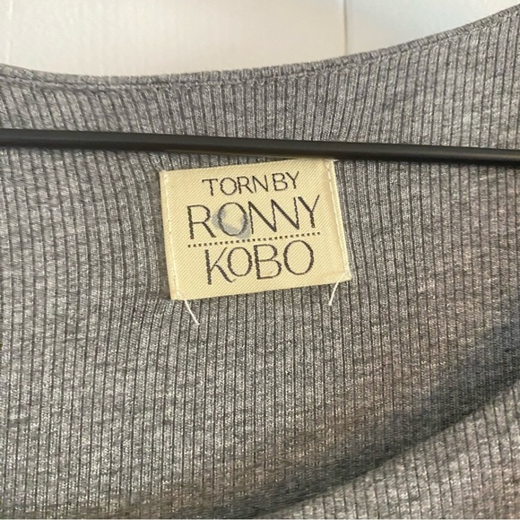 Torn by Ronny Kobo Gray Midi Dress - Picture 3 of 5